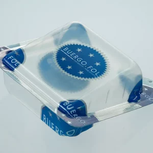 Envase PET IMPRESO 100% reciclado con tecnología HD FLEXO.
